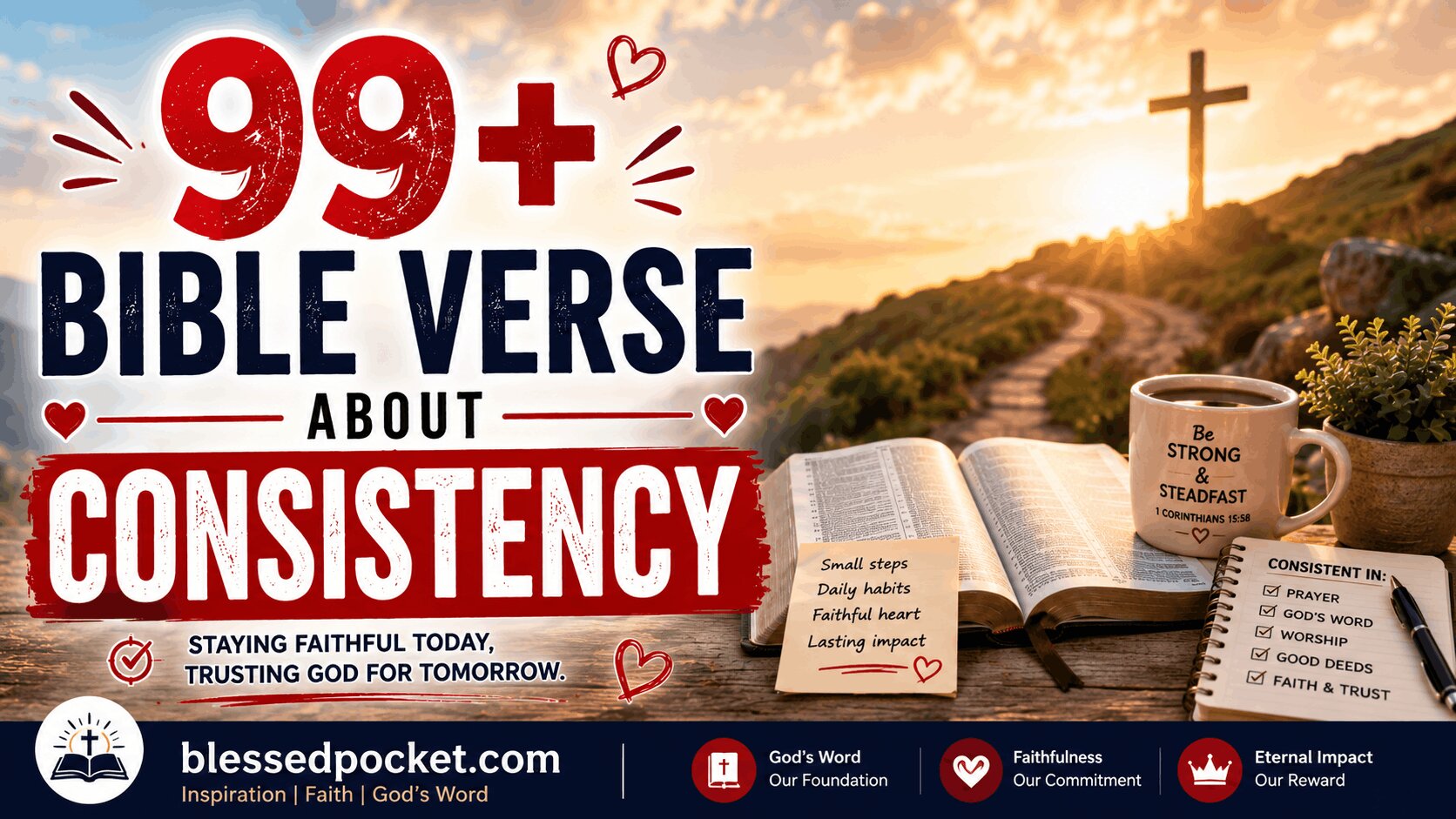 99+ Bible Verses About Consistency to Stay Faithful, Disciplined