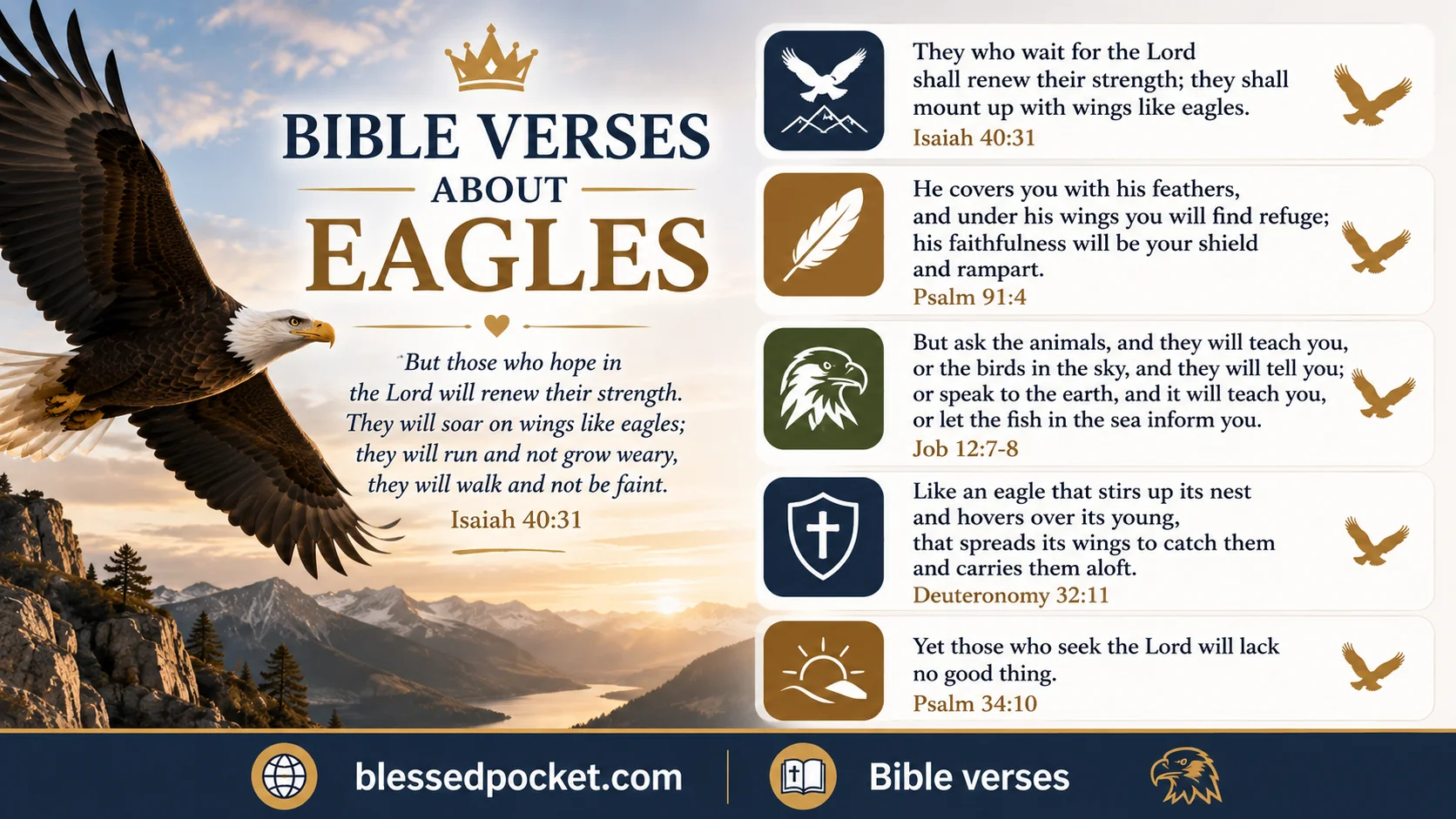 40 Majestic Bible Verses About Eagles: Finding Strength, Renewal & God’s Power 🦅🙏