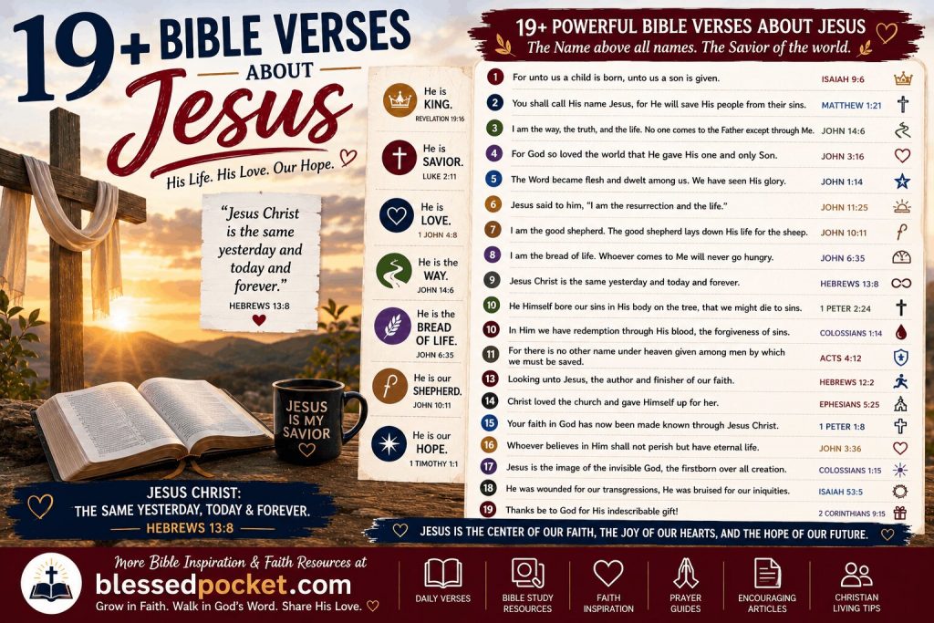 bible verses about Jesus