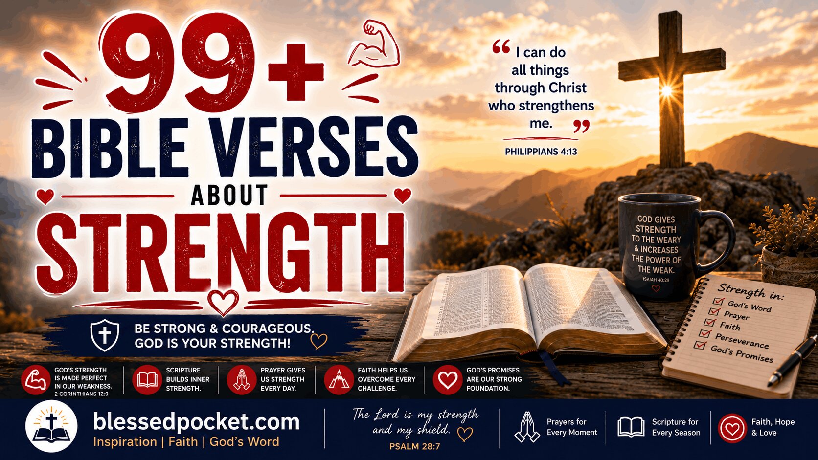 99+ Bible Verses About Strength: The Most Powerful Scripture for Every Season of Weakness, Fear, and Faithful Endurance