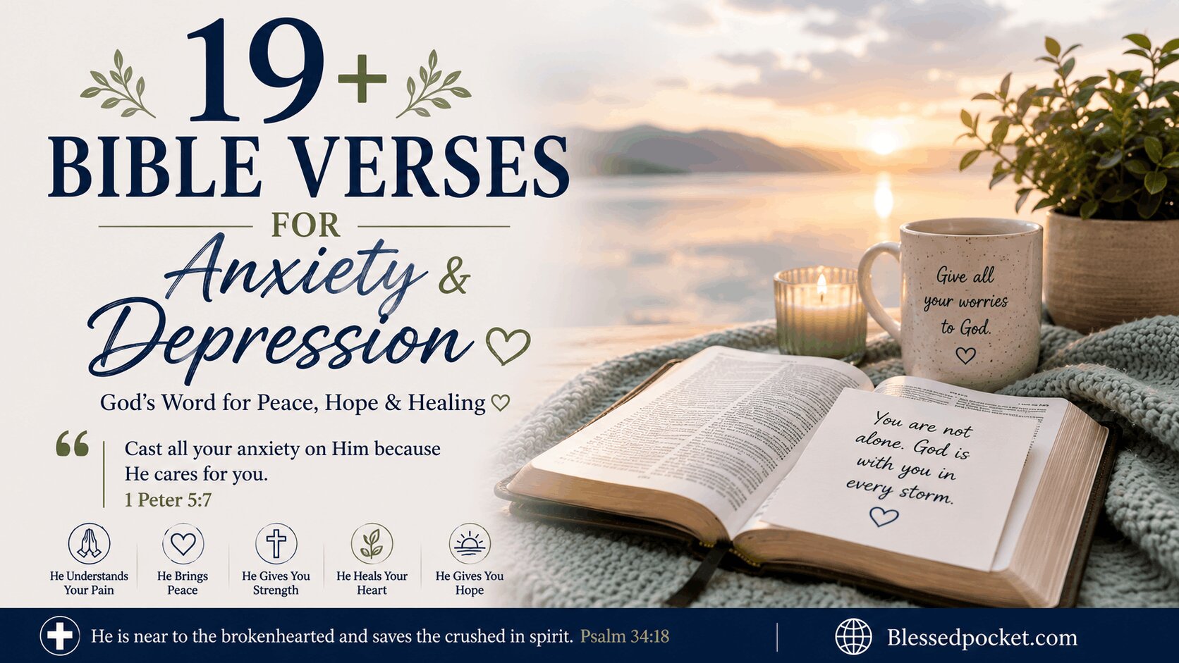 19+ Bible Verses for Anxiety and Depression That Bring Peace and Hope