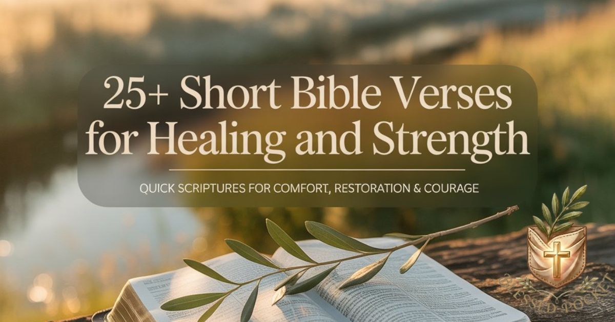 25+ Short Bible Verses for Healing and Strength: Scriptures to Hold Onto When Life Is Hard