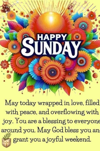 Short Sunday blessings 