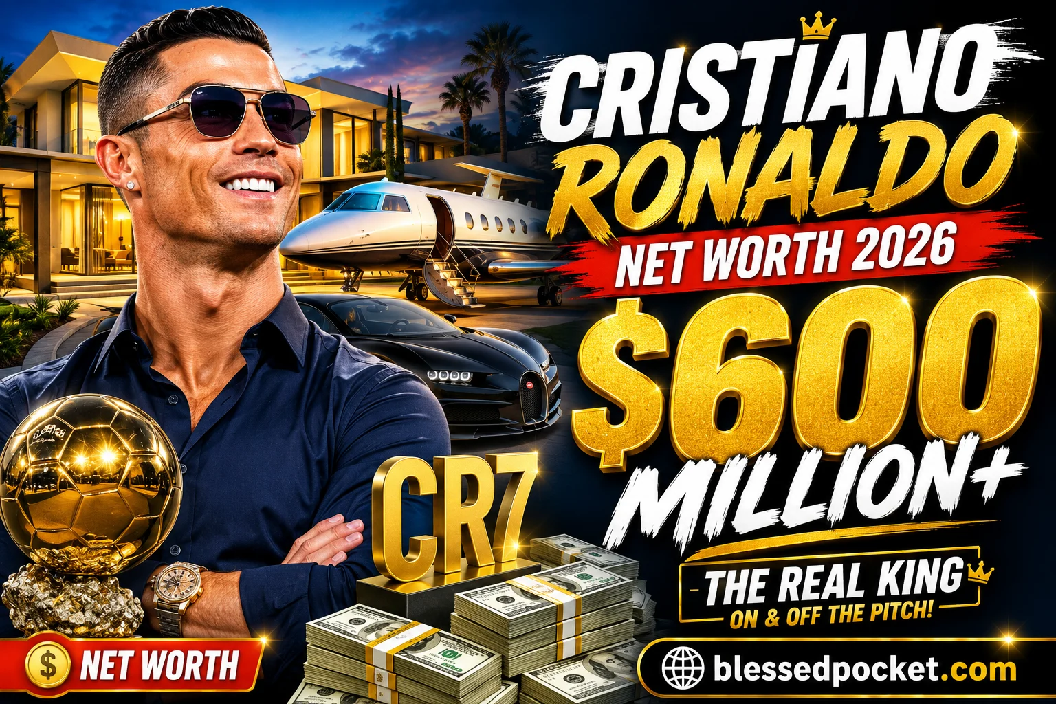 Cristiano Ronaldo Net Worth 2026: The Complete Breakdown of Football’s Wealthiest Icon