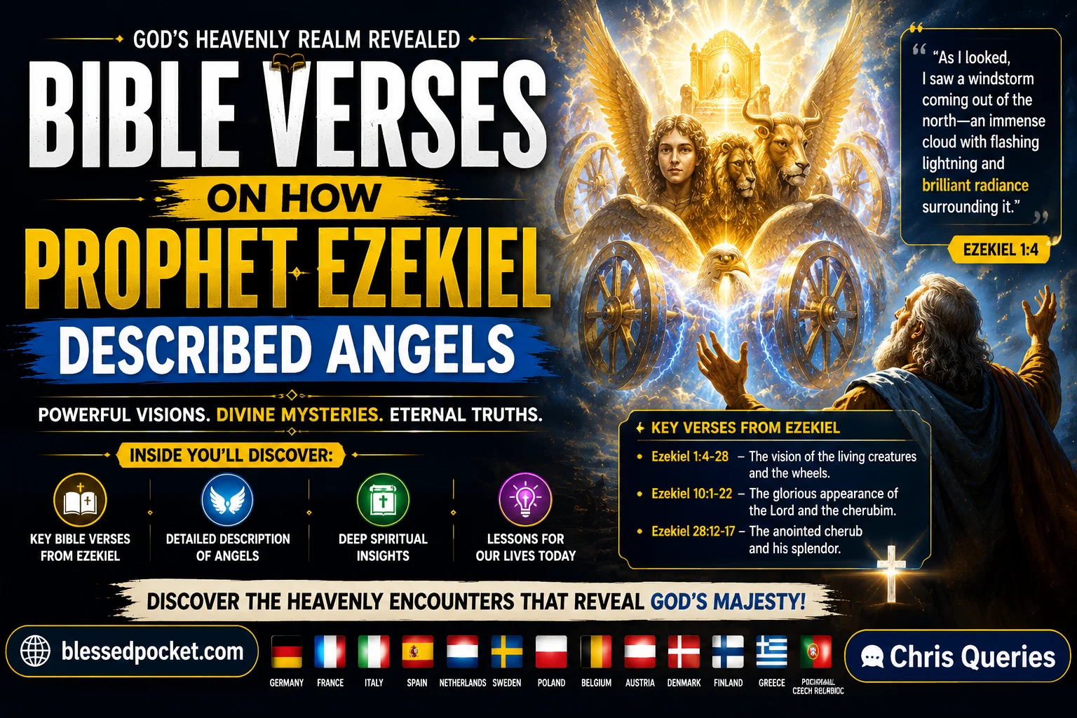 Ezekiel Description of Angels: The Complete Guide to Biblical Angels in Ezekiel’s Vision 👁️✨