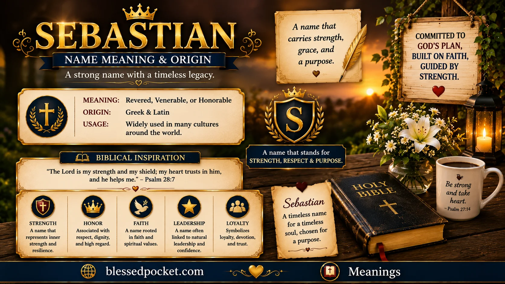 40 Sebastian Name Meaning (2026) | Origin, Personality & Biblical Meaning