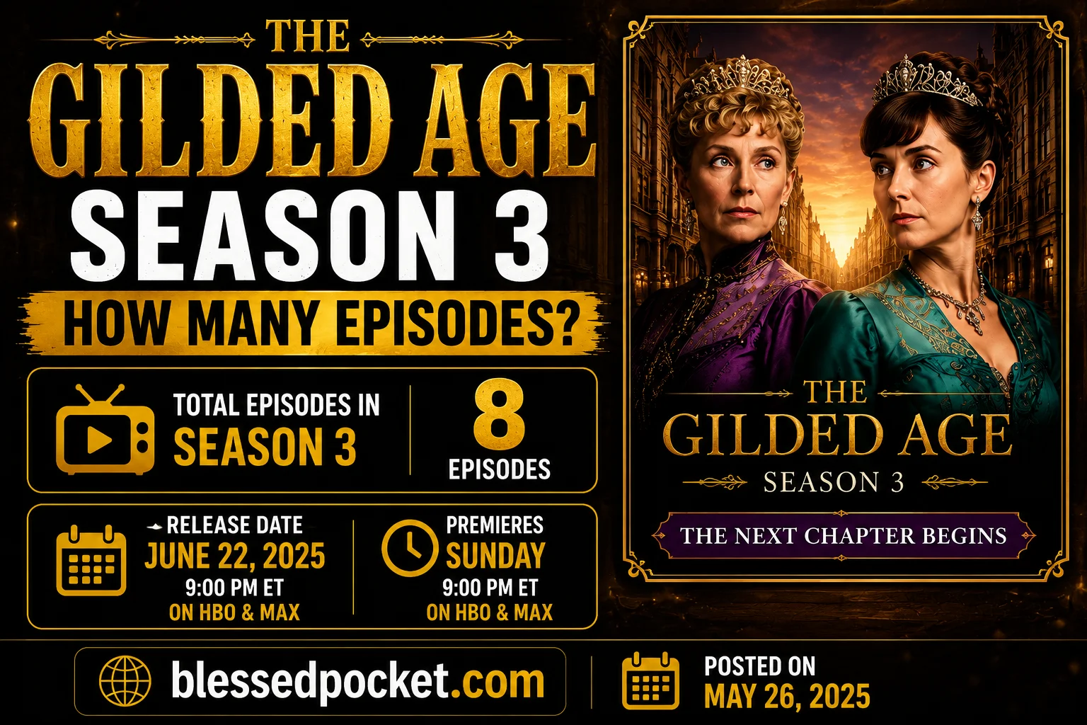 The Gilded Age Season 3: Release Date, Episode Count, Cast, Plot & Everything We Know So Far