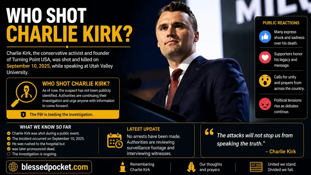 Who Shot the Charlei Kirk